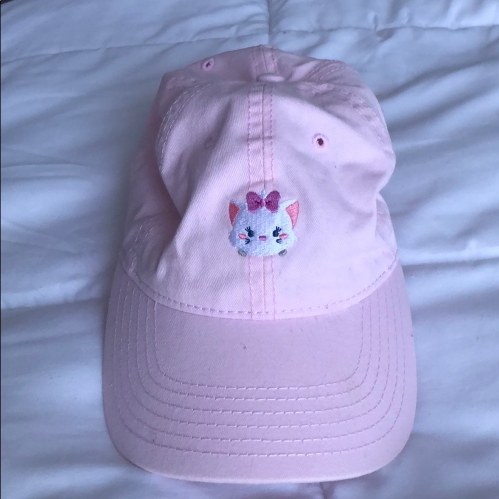 Pale pink Disney Aristocats baseball cap